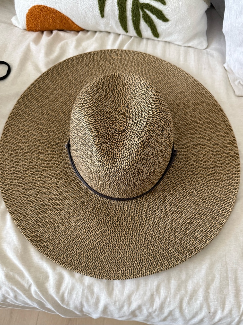 Free People Arizona Wide Brim Hat- Mixed Coffee